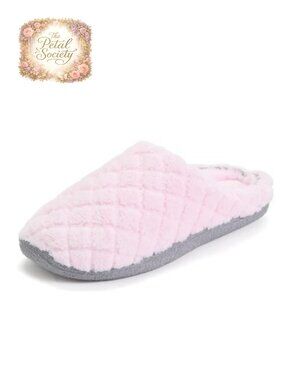 Terry Clog House Slippers Memory Foam Wide Width Indoor Outdoor Washable